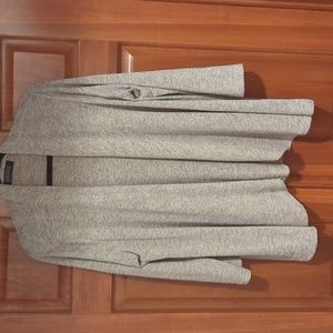 Gray cardigan